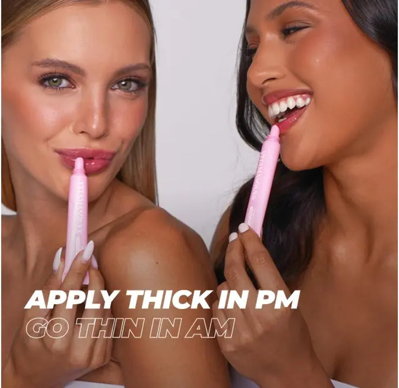 Vitamasques Lip Butter Balm Vanilla Creme, Korean Lip Balm - Peptide Lip Treatment - Lip Balm Hydrating - Light Tinted Lip Balm - Made in Korea - 0.33 Fl.Oz